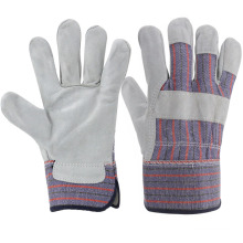 Billige Sicherheitsschutz geteiltes Kaufläden Lederbauhandschuhe Handschuhe